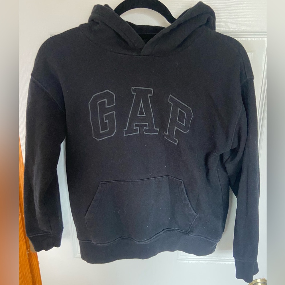 GAP Kids Black Hoodie Sweatshirt – Size L